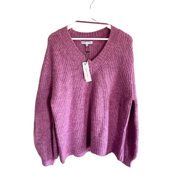 NEW Rebecca Minkoff lilac wool sweater - Picture 6 of 10